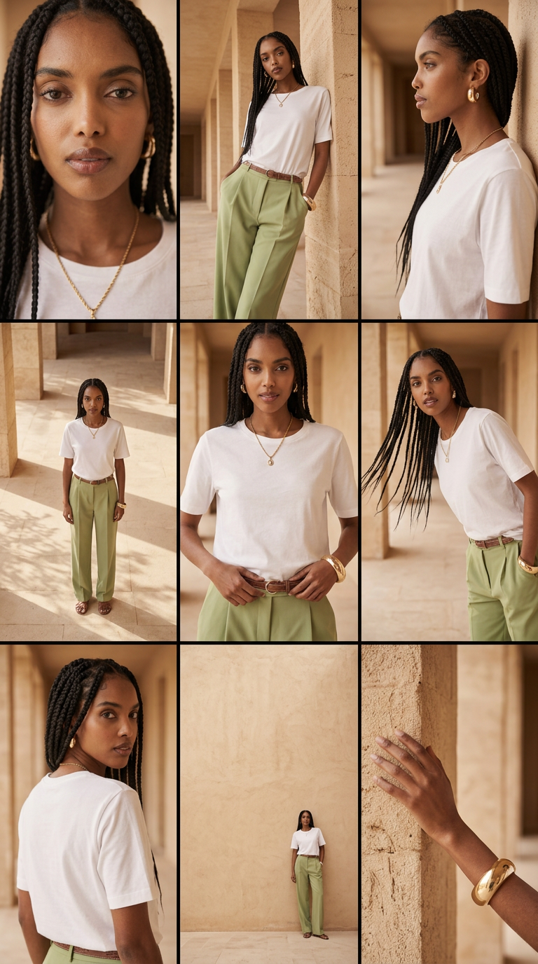 Studio campaign shoot